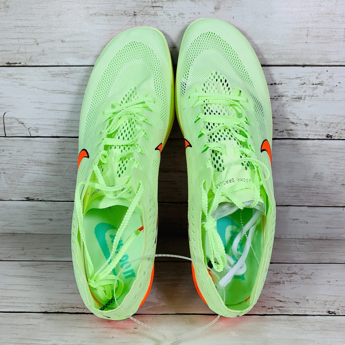 Nike ZoomX Dragonfly Track Spikes Mens 14 Barely Volt Green 