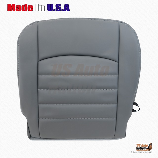Driver Bottom Vinyl Replacement Seat Cover Gray For 2013 2014 2015