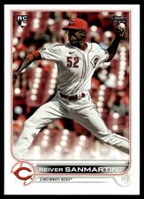 2022 Topps #619 Reiver Sanmartin Rookie Cincinnati Reds