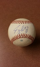 Jeremy Martinez Signed autographed baseball on used minor league ball.Cardinals