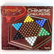Excalibur Deluxe Wooden Chinese Checkers Mahogany Artisan Games New Gift