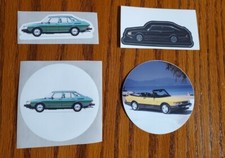 Rare Saab Turbo 900 Stickers Lot Of 4 Saab Turbo Saab Convertible