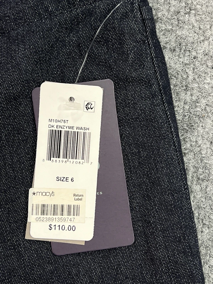 NYDJ 紧身裤女式 6 蓝色 Lift Tuck 瘦身弹力拉裤 110 美元全新带标签 — 第 4/4 张图片