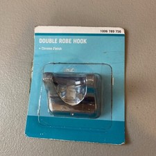 DOUBLE ROBE HOOK CHROME 1006 789 756