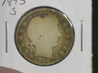 1893-s Barber Quarter        -     COMBINED SHIPPING    (AD9-2)