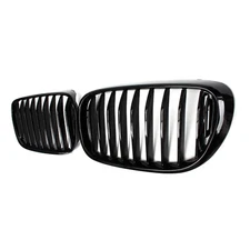 For 2016-2019 BMW 7-Series G11 G12 Front 740i 750i Kidney Grilles Gloss Black