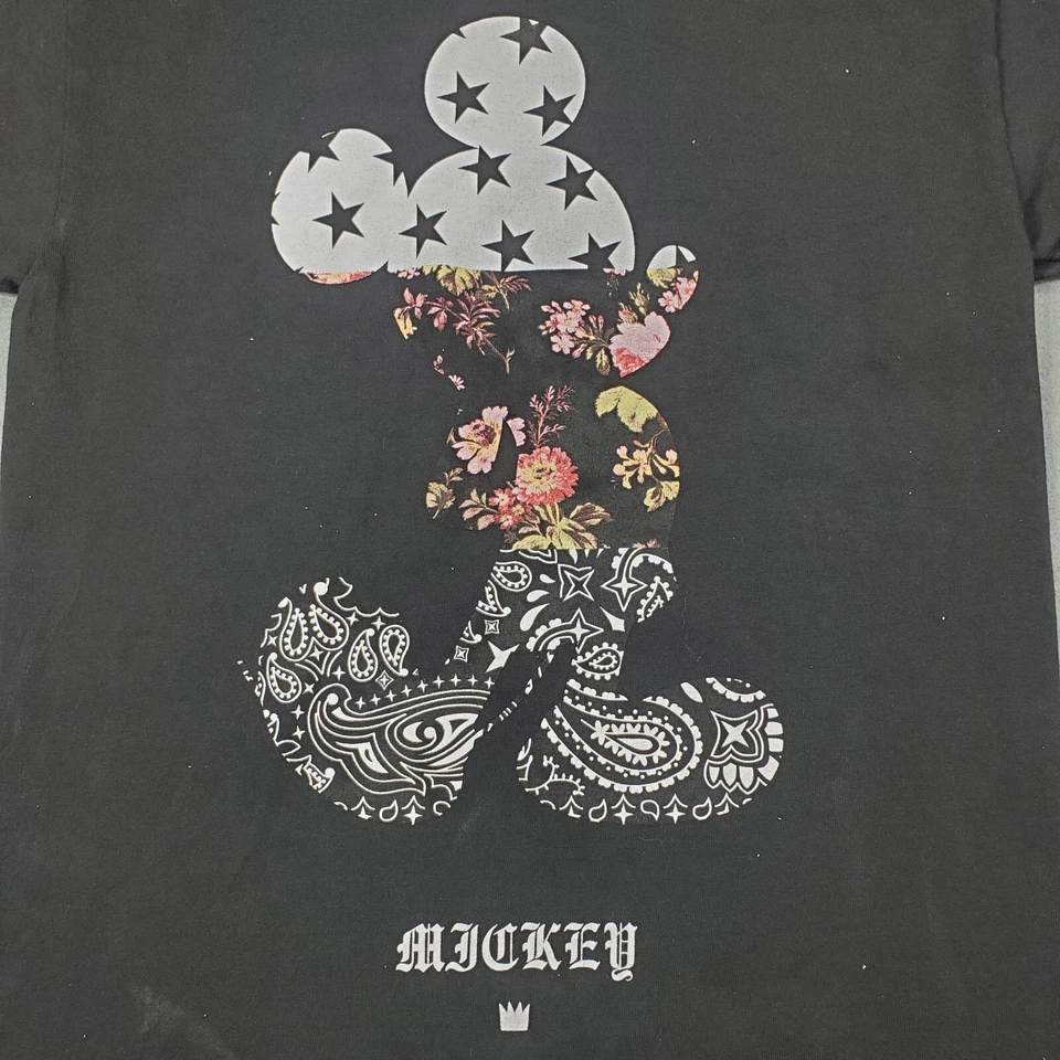 Camiseta Camiseta Disney Collection by Neff Adulto Pequeña Mickey Mouse Floral Estrellas Foto 4 de 4