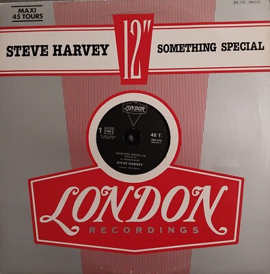 MAXI 12'' STEVE HARVEY SOMETHING SPECIAL FR 1983 ELECTRO FUNK SOUL DISCO SEHR GUTER ZUSTAND++