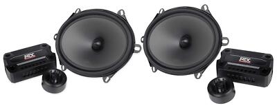 MTX Audio THUNDER681 Ohm Component Speakers, 6x8 Inch Component Set