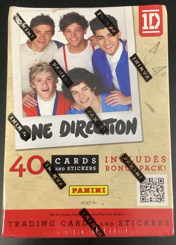 2013 Panini ONE DIRECTION 8 Pack Blaster Box (9 Cards + 1 Sticker Per Pack) New
