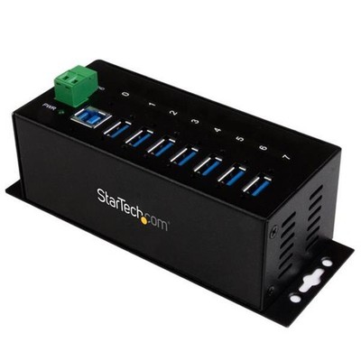 StarTech.com Industrieller 7 Port USB 3.0 Hub mit Überspannungsschutz