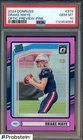 2024 Donruss Optic Preview Pink Prizm #379 Drake Maye Patriots RC Rookie PSA 10