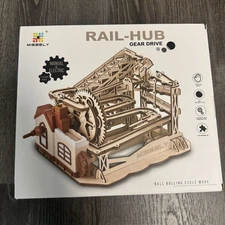 3D Wooden Marble Run Building Kit Miebely Electrical and Manual Dynamic Mode NEW