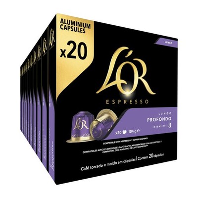 L`Or Espresso Koffiecups Lungo Profondo (200 Lungo Koffie Capsules)... NEW