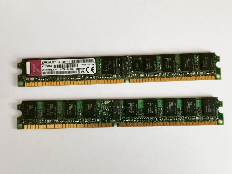 2GB PC2-5300 Reg ECC server DIMM LP RAM Kingston Cisco certified 15-10957-01 - Bild 1 von 1