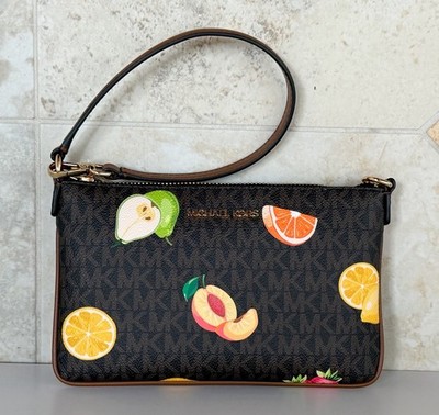 Michael Kors Jet Set Travel SM Convertible Wristlet Shoulder Mini