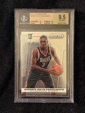 2013-14 Panini Prizm - Giannis Antetokounmpo #290 Rookie Card BGS 9.5 Gem MINT. rookie card picture