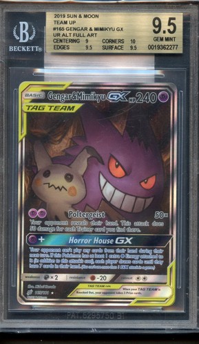 Gengar & Mimikyu-GX graded BGS 9.5 for sale on eBay