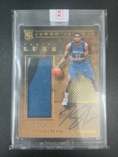2015-16 Panini Luxe Karl-Anthony Towns RC Rookie Jumbo Patch Auto RPA /25