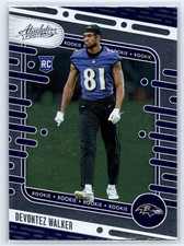 2024 Panini Absolute Retail #181 Devontez Walker RC - Baltimore Ravens