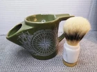 Vintage Hoffritz "THE MARINER'S COMPASS SHAVING MUG & BRUSH (MADE IN ENGLAND)