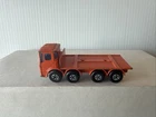 Lesney Matchbox Ergomatic Cab Pipe Truck Orange England 1/64 Vintage Diecast