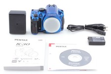 2962shots Top MINT   Pentax K-30 crystal Degital camera Blue DSLR Body JAPAN