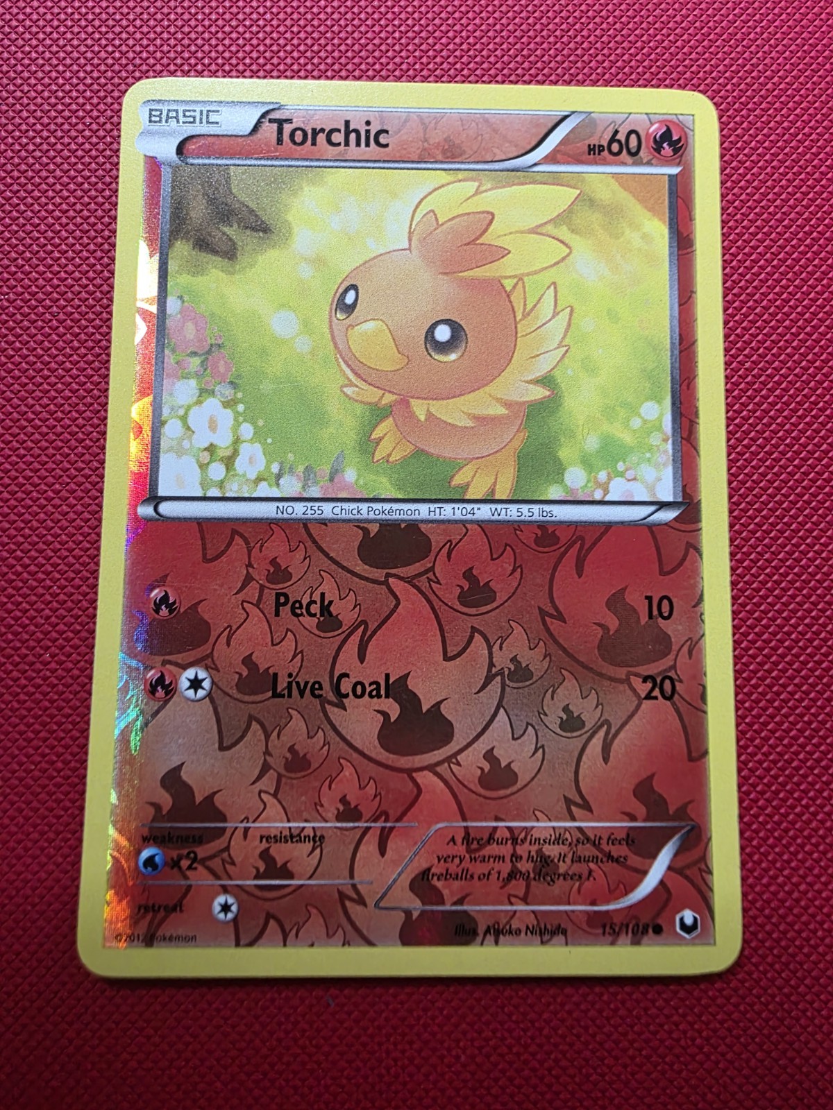 LP Torchic 15/108 Dark Explorers Reverse