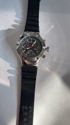 Chase Durer Mens Typhoon Quartz Chronograph Rubber Band Watch