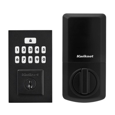Smartcode 260 Contemporary Matte Black Keypad Single Cylinder Electronic Deadbol