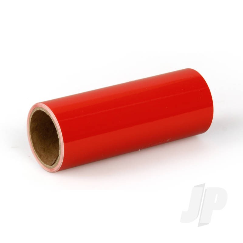 Oracover Oratrim Roll Bright Red (#22) 9.5cmx2m  Self-Adhesive Covering for R...
