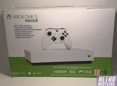 Microsoft Xbox One S All-Digital Edition 1TB Spielekonsole Weiß Gebraucht OVP