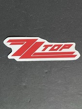 ZZ Top Logo Sticker Red TX Iconic 70s 80s Classic Rock Band for Laptop New!