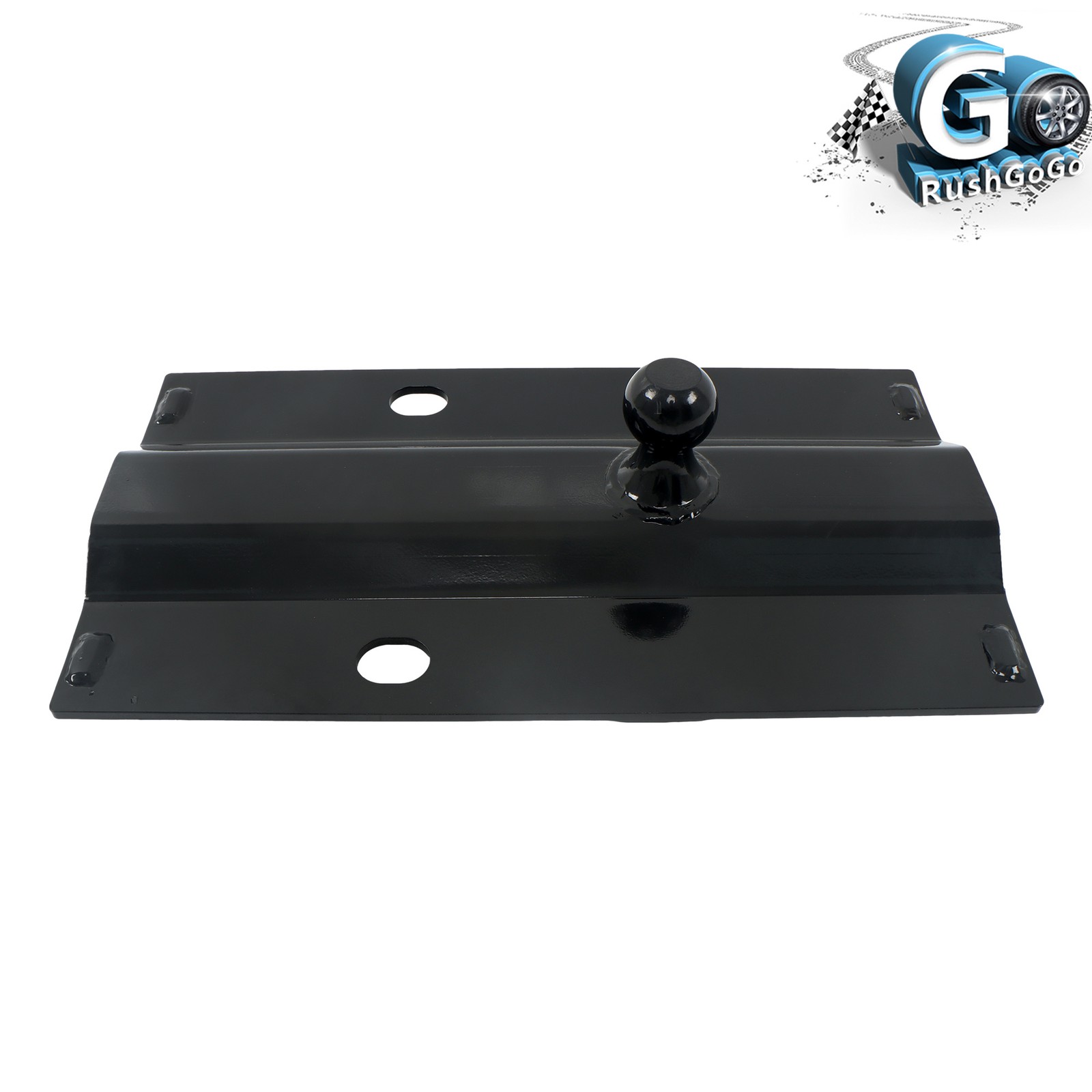 25,000lbs 16055 5th Wheel Rail Gooseneck Trailer Hitch Bent Plate 2-5/16" Ball