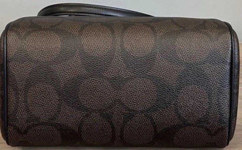 Coach Rowan Satchel/C-Body Bag In Signature Walnut/ Tan;CY679;BNWT:Retail: $398 - Picture 11 of 24