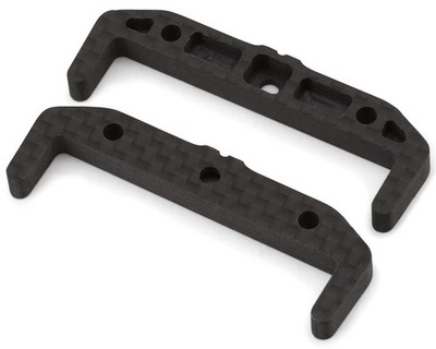 Exotek Team Associated RC10B7/B7D Carbon Fiber Battery Braces (2) [EXO2297]