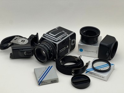 Hasselblad 503 CW 80mm Carl Zeiss Planar lens A12 BACK ACUTE MATT D Winder Used