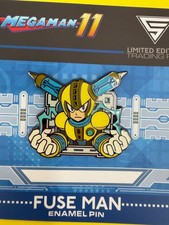 Mega Man Fuse Man Limited Edition Enamel Pin by Eighty Sixed