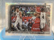 2025-26 Topps - Checklist De'Aaron Fox, Victor Wembanyama #300 Sandglitter
