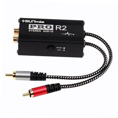 Pro R2 Portable RCA Passive Ground Loop Noise Isolation Box SIM-RCA-Pro R2