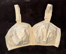 Vintage Exquisite Form Bra 38d Front Hook Beige Wireless
