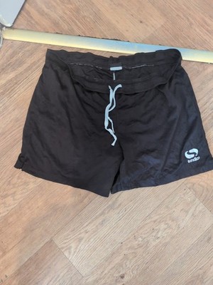 Sondico große schwarze Shorts elastischer Bund weg, hat aber Kordelzug