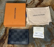 Louis Vuitton Damier Graphite Multiple Wallet N62663 Men's Box Dust Cover