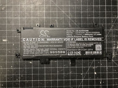 ASUS VivoBook 15 X542BA Battery 7.6V 37.24Wh CS-AUX542NB