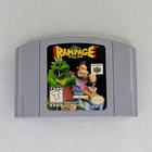 Rampage World Tour Nintendo 64 N64 Cartridge TESTED WORKING Midway OEM