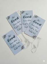 4 Bible Verse Mini Scripture Inspirational Christian Gifts Encouragement Cards.