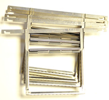 5- five 4 x 5" Kodak 4A stainless steel cut film hangers.