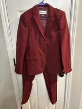 Opposuits boys size 16 blazing burgundy solid jacket and pants suit set