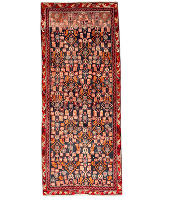GEREINIGTER VINTAGE KAZAK LÄUFER HANDGEFERTIGT FLUR KAUKASISCHER TEPPICH CARPET 8'10'' x 3'8''