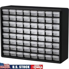 Heavy Duty 64 Drawer Storage Cabinet Organizer Garage Workshop Classroom Tools